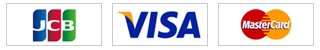 JCB、VISA、MasterCardが使えます