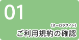 1：ご利用規約の確認